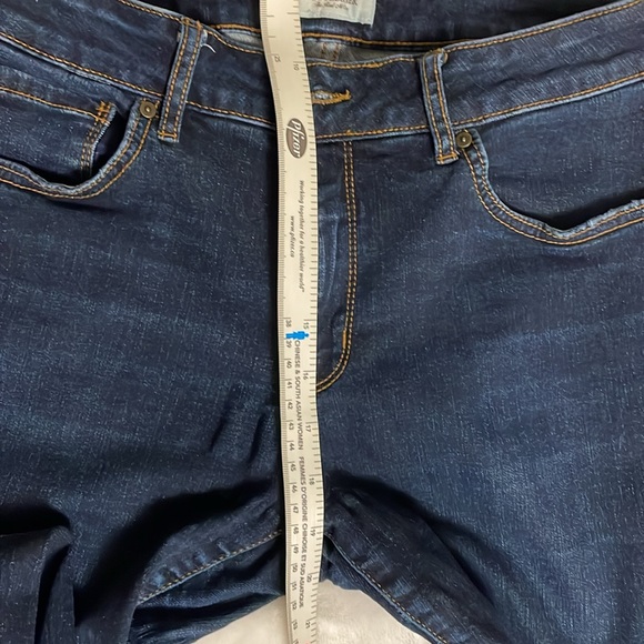 Bootlegger ladies skinny jeans, dark blue. - Picture 4 of 6